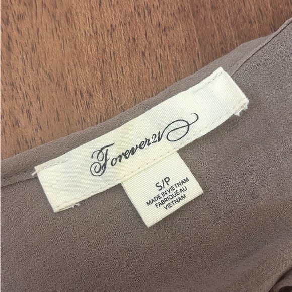 Brown Button Up Ruffle Cami - Picture 12 of 16